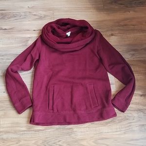 Cowl neck sweatshirt